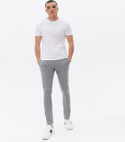 New Look Grey Marl Super Skinny Suit Trousers